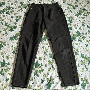 {VTG} LEE Black Denim Mom Jeans